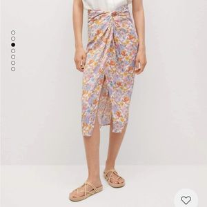Mango floral skirt
